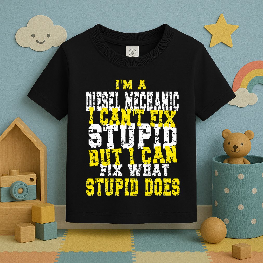 Funny Diesel Mechanic Quote Toddler T-Shirt