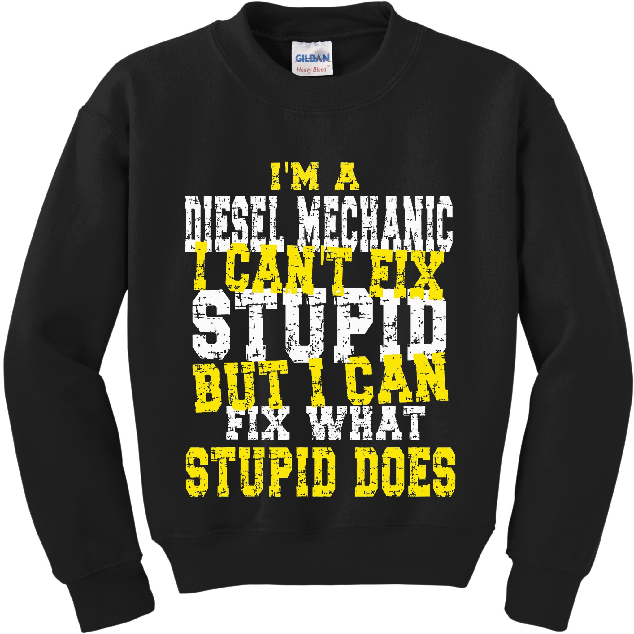 Funny Diesel Mechanic Quote Kids Sweatshirt