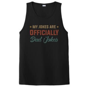 Fathers Day My Jokes Are Ly Dad Jokes Wife Daughter Great Gift PosiCharge Competitor Tank