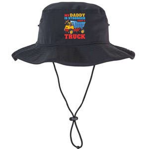 Father's Day My Daddy Is Stronger Than A Truck Trucker Dad Legacy Cool Fit Booney Bucket Hat