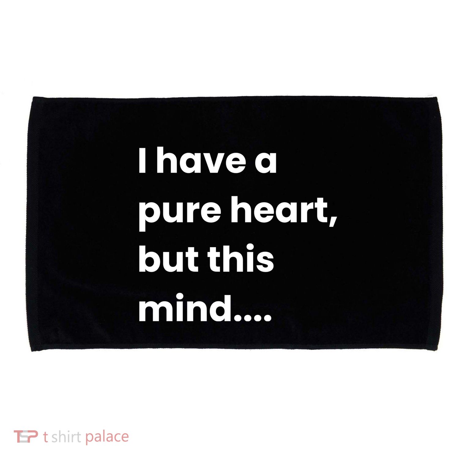 Funny Dirty Mind Quote Adult Joke Humor Microfiber Hand Towel