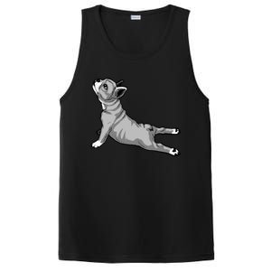 Funny Dog Meditation Tee Pilates Yoga And Dogs Lover Gift PosiCharge Competitor Tank