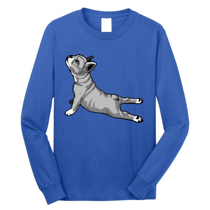 Funny Dog Meditation Tee Pilates Yoga And Dogs Lover Gift Long Sleeve Shirt