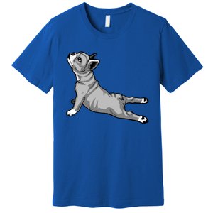 Funny Dog Meditation Tee Pilates Yoga And Dogs Lover Gift Premium T-Shirt