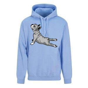 Funny Dog Meditation Tee Pilates Yoga And Dogs Lover Gift Unisex Surf Hoodie