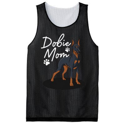 funny Doberman Mom For Mother Doberman Pinscher Mesh Reversible Basketball Jersey Tank