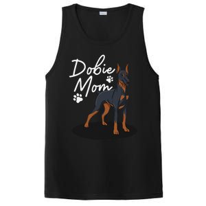 funny Doberman Mom For Mother Doberman Pinscher PosiCharge Competitor Tank