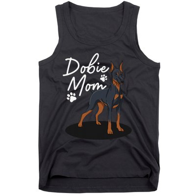 funny Doberman Mom For Mother Doberman Pinscher Tank Top