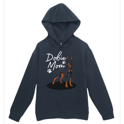 funny Doberman Mom For Mother Doberman Pinscher Urban Pullover Hoodie