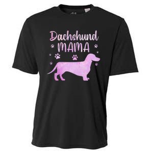 Funny Dachshund Mama For Dog Lovers Cooling Performance Crew T-Shirt