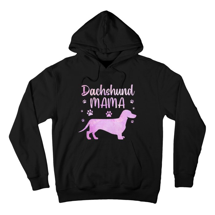 Funny Dachshund Mama For Dog Lovers Hoodie