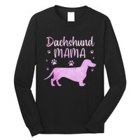 Funny Dachshund Mama For Dog Lovers Long Sleeve Shirt