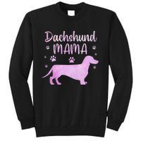 Funny Dachshund Mama For Dog Lovers Tall Sweatshirt