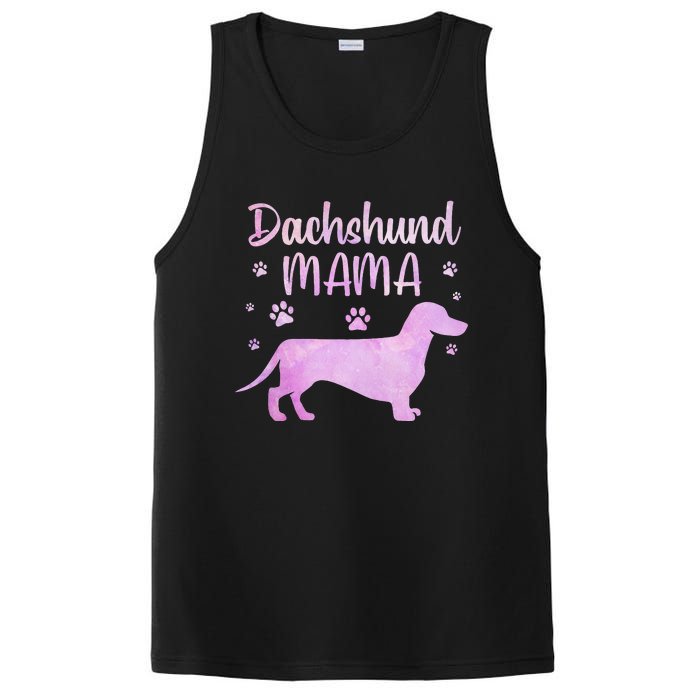 Funny Dachshund Mama For Dog Lovers PosiCharge Competitor Tank