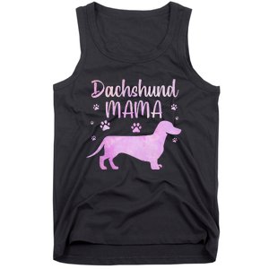 Funny Dachshund Mama For Dog Lovers Tank Top