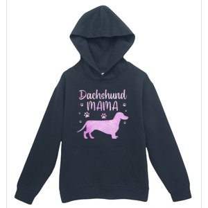 Funny Dachshund Mama For Dog Lovers Urban Pullover Hoodie