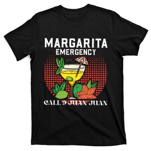 Funny Drinking Margarita Emergency Cinco De Mayo T-Shirt