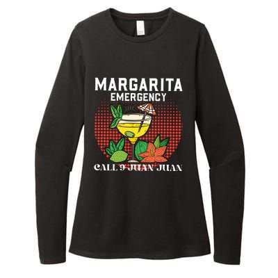 Funny Drinking Margarita Emergency Cinco De Mayo Womens CVC Long Sleeve Shirt