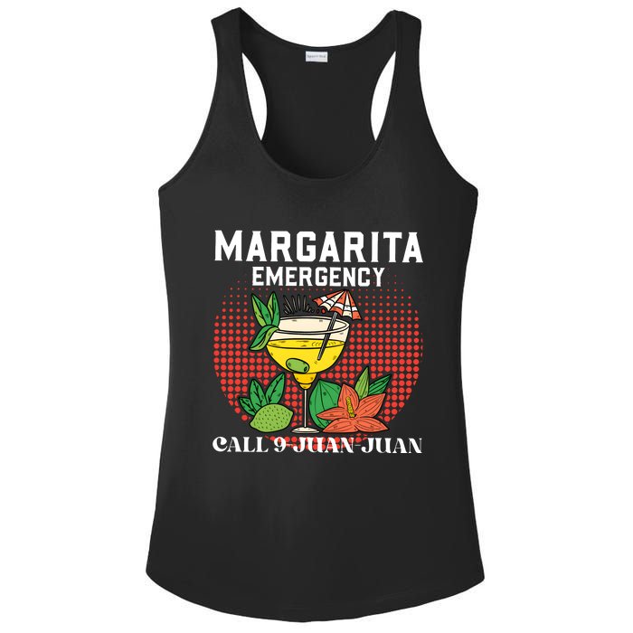 Funny Drinking Margarita Emergency Cinco De Mayo Ladies PosiCharge Competitor Racerback Tank