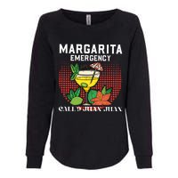 Funny Drinking Margarita Emergency Cinco De Mayo Womens California Wash Sweatshirt