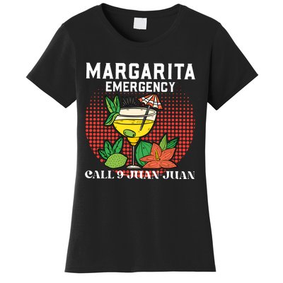 Funny Drinking Margarita Emergency Cinco De Mayo Women's T-Shirt