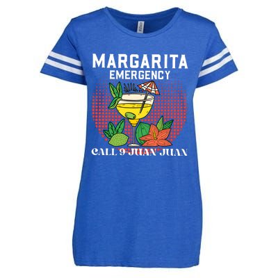 Funny Drinking Margarita Emergency Cinco De Mayo Enza Ladies Jersey Football T-Shirt