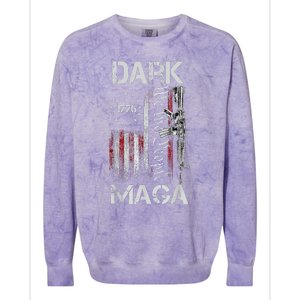 Funny Dark Maga 2024 Maga New! Dark Maga Colorblast Crewneck Sweatshirt