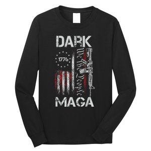 Funny Dark Maga 2024 Maga New! Dark Maga Long Sleeve Shirt