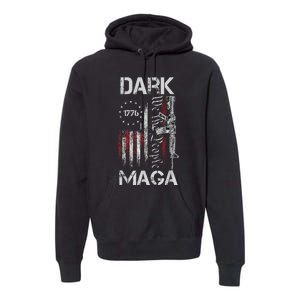 Funny Dark Maga 2024 Maga New! Dark Maga Premium Hoodie