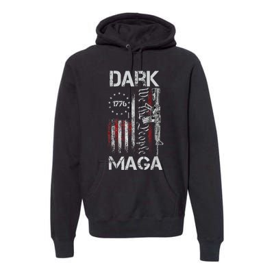 Funny Dark Maga 2024 Maga New! Dark Maga Premium Hoodie