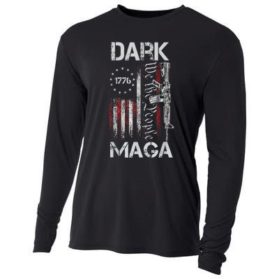 Funny Dark Maga 2024 Maga New! Dark Maga Cooling Performance Long Sleeve Crew