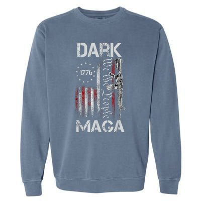 Funny Dark Maga 2024 Maga New! Dark Maga Garment-Dyed Sweatshirt