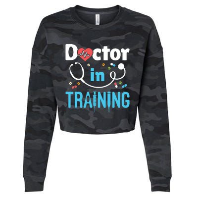 Future Doctor Medical School Medicine Doctor In Training Cropped Pullover Crew