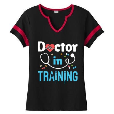 Future Doctor Medical School Medicine Doctor In Training Ladies Halftime Notch Neck Tee