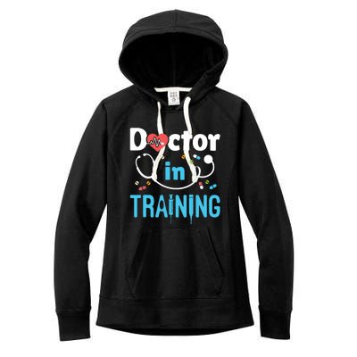 Future Doctor Medical School Medicine Doctor In Training Women's Fleece Hoodie