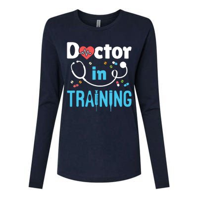 Future Doctor Medical School Medicine Doctor In Training Womens Cotton Relaxed Long Sleeve T-Shirt