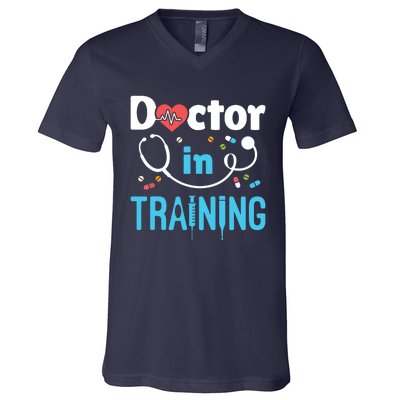 Future Doctor Medical School Medicine Doctor In Training V-Neck T-Shirt