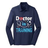 Future Doctor Medical School Medicine Doctor In Training Silk Touch Performance Long Sleeve Polo