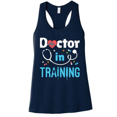 Future Doctor Medical School Medicine Doctor In Training Women's Racerback Tank