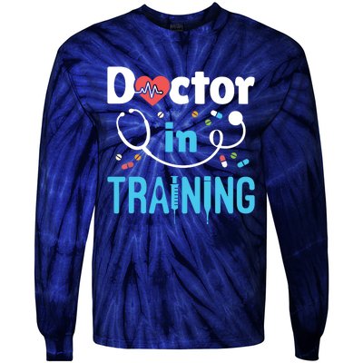 Future Doctor Medical School Medicine Doctor In Training Tie-Dye Long Sleeve Shirt