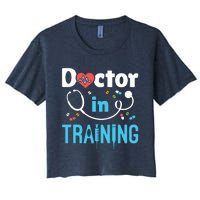 Future Doctor Medical School Medicine Doctor In Training Women's Crop Top Tee