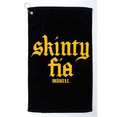 Fontaines DC Merch Skinty Fias Platinum Collection Golf Towel