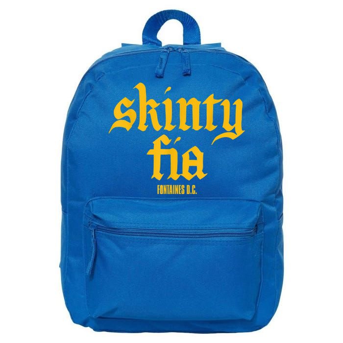 Fontaines DC Merch Skinty Fias 16 in Basic Backpack