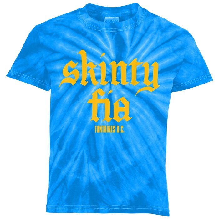 Fontaines DC Merch Skinty Fias Kids Tie-Dye T-Shirt