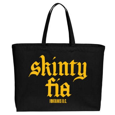 Fontaines DC Merch Skinty Fias Cotton Canvas Jumbo Tote