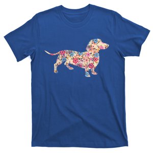 Flowers Dachshund Meaningful Gift T-Shirt