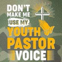 Funny Don't Make Me Use My Pastor Voice Legacy Tie Dye Trucker Hat