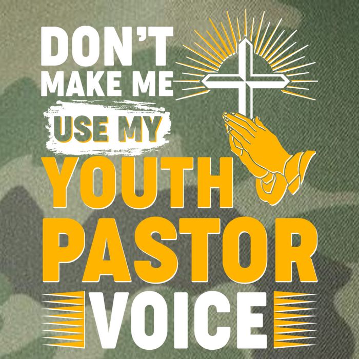 Funny Don't Make Me Use My Pastor Voice Legacy Tie Dye Trucker Hat