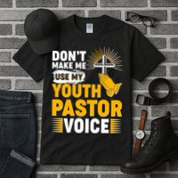 Funny Don't Make Me Use My Pastor Voice Tall T-Shirt