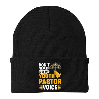Funny Don't Make Me Use My Pastor Voice Beanie